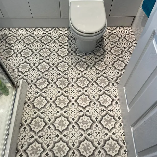Caspian Tiles cushion floor vinyl