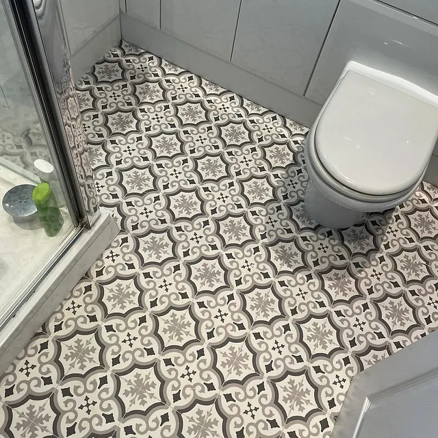 Caspian Tiles cushion floor vinyl colour Evora 594