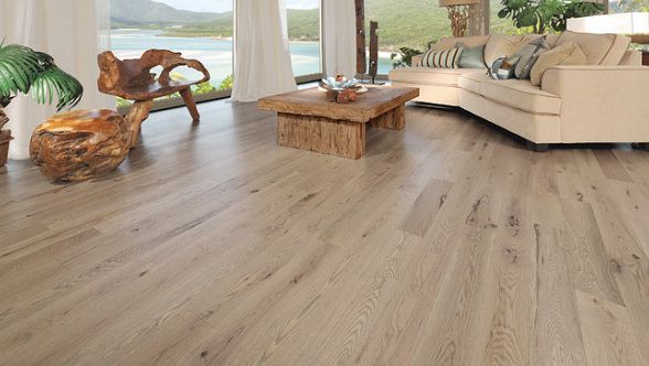 Vinyl flooring in a modern living room