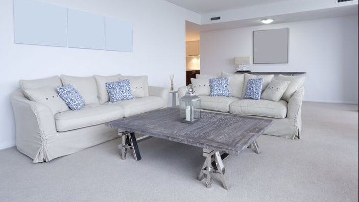 A nice living room with an excellent carpet